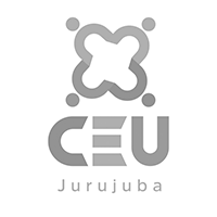 É mostrado um logotipo preto e branco para jurujuba.