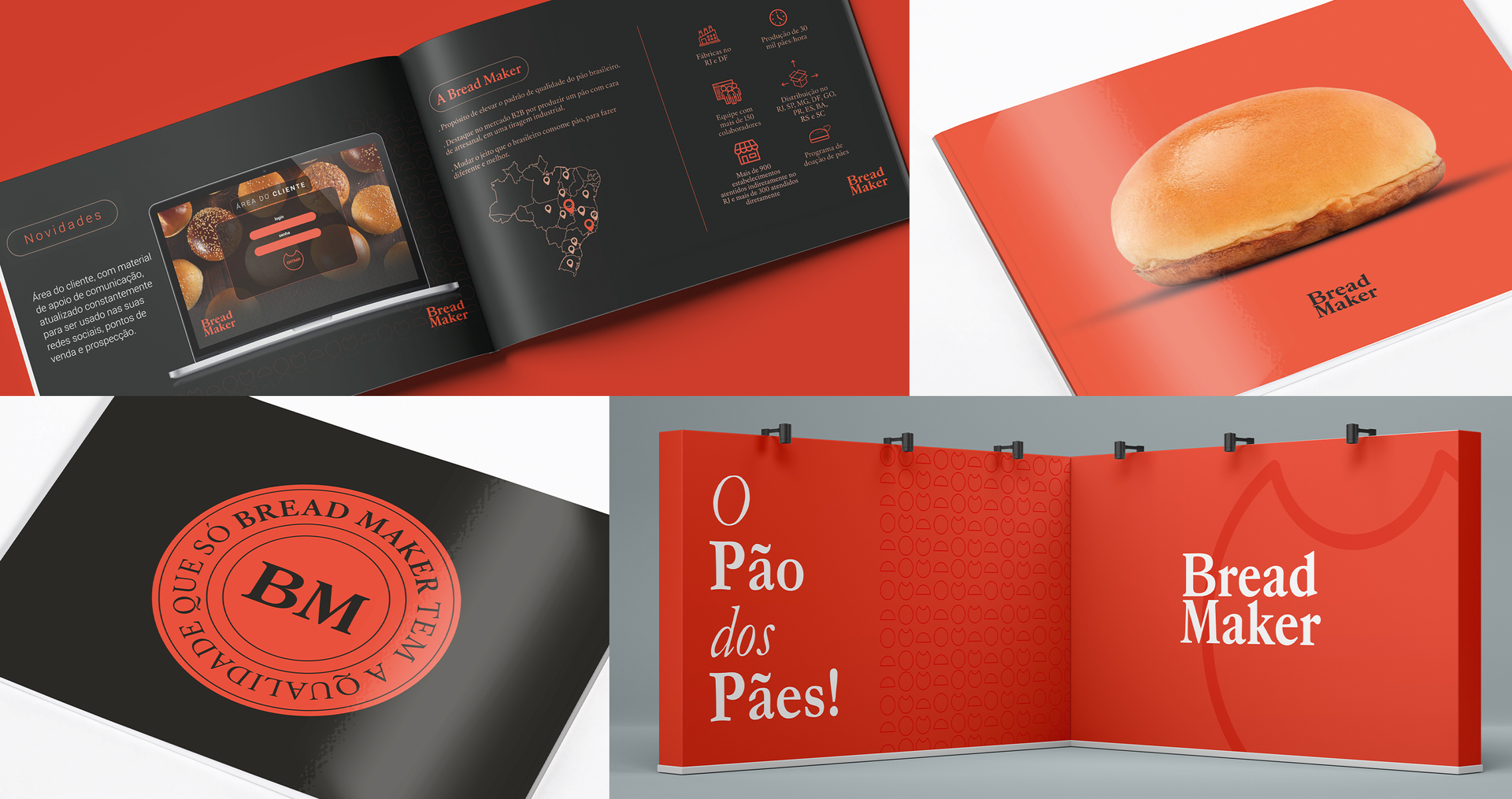 Um homem está comendo um hambúrguer em uma colagem de fotos.