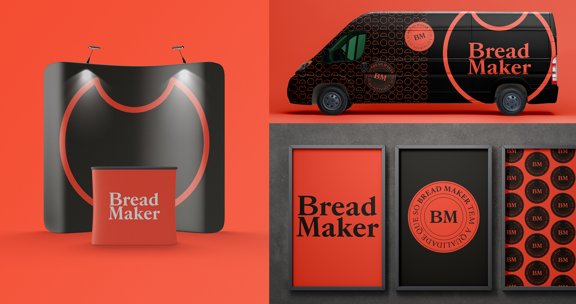 Um homem está comendo um hambúrguer em uma colagem de fotos.