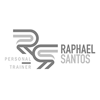 Um logotipo para um personal trainer chamado raphael santos.