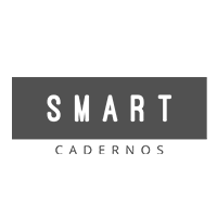 Um logotipo para uma empresa chamada smart cadernos.