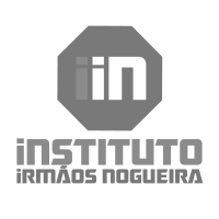 The logo for instituto irmãos nogueira is black and white