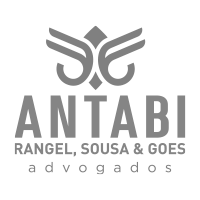 Um logotipo para um advogado chamado rangel, sousa & goes.