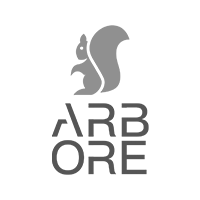 O logotipo da Arb Ore tem um esquilo.