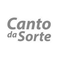 Um logotipo preto e branco para canto da sorte em um fundo branco.