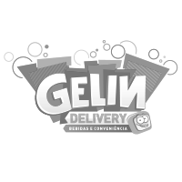 É um logotipo em preto e branco para uma empresa de entrega.