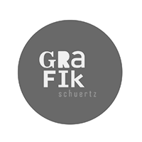 Um círculo cinza com a palavra grafik nele