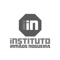 A black and white logo for instituto irmãos nogueira