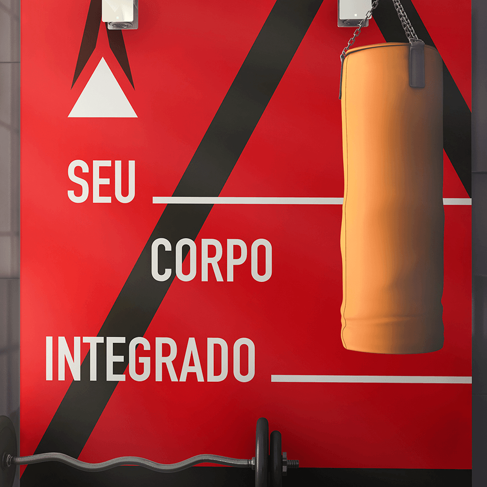 A sign that says seu corpo integrado on it
