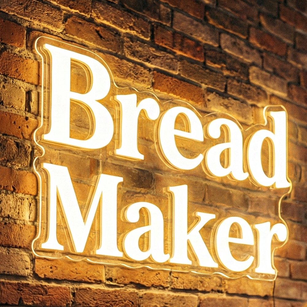 A bread maker bag with a loaf of bread in it