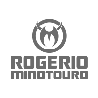 É um logotipo para uma empresa chamada rogerio minotouro.