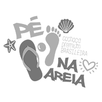 Um logotipo em preto e branco para uma empresa chamada na areia.