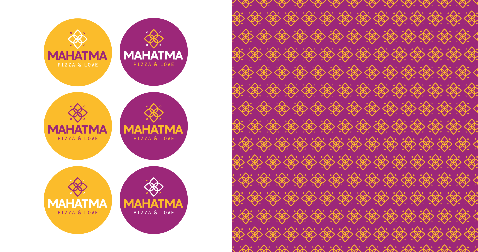 Mahatma Pizzas Design