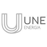 É um logotipo para uma empresa chamada une energia.
