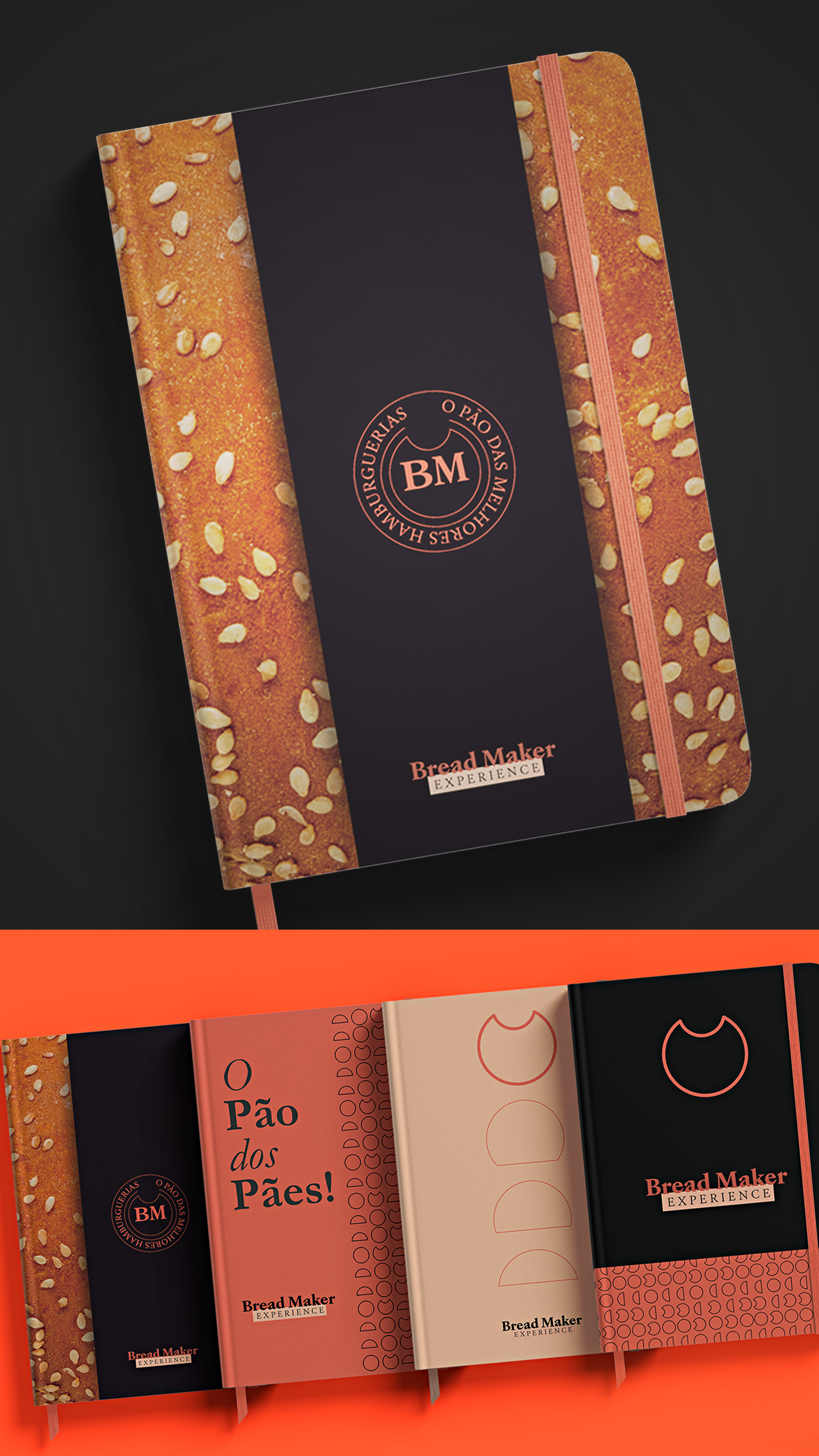 Um homem está segurando um hambúrguer na frente de uma multidão de pessoas.