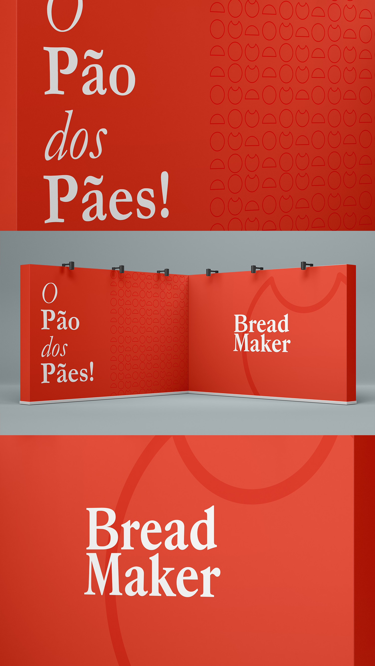 Um homem está segurando um hambúrguer na frente de uma multidão de pessoas.