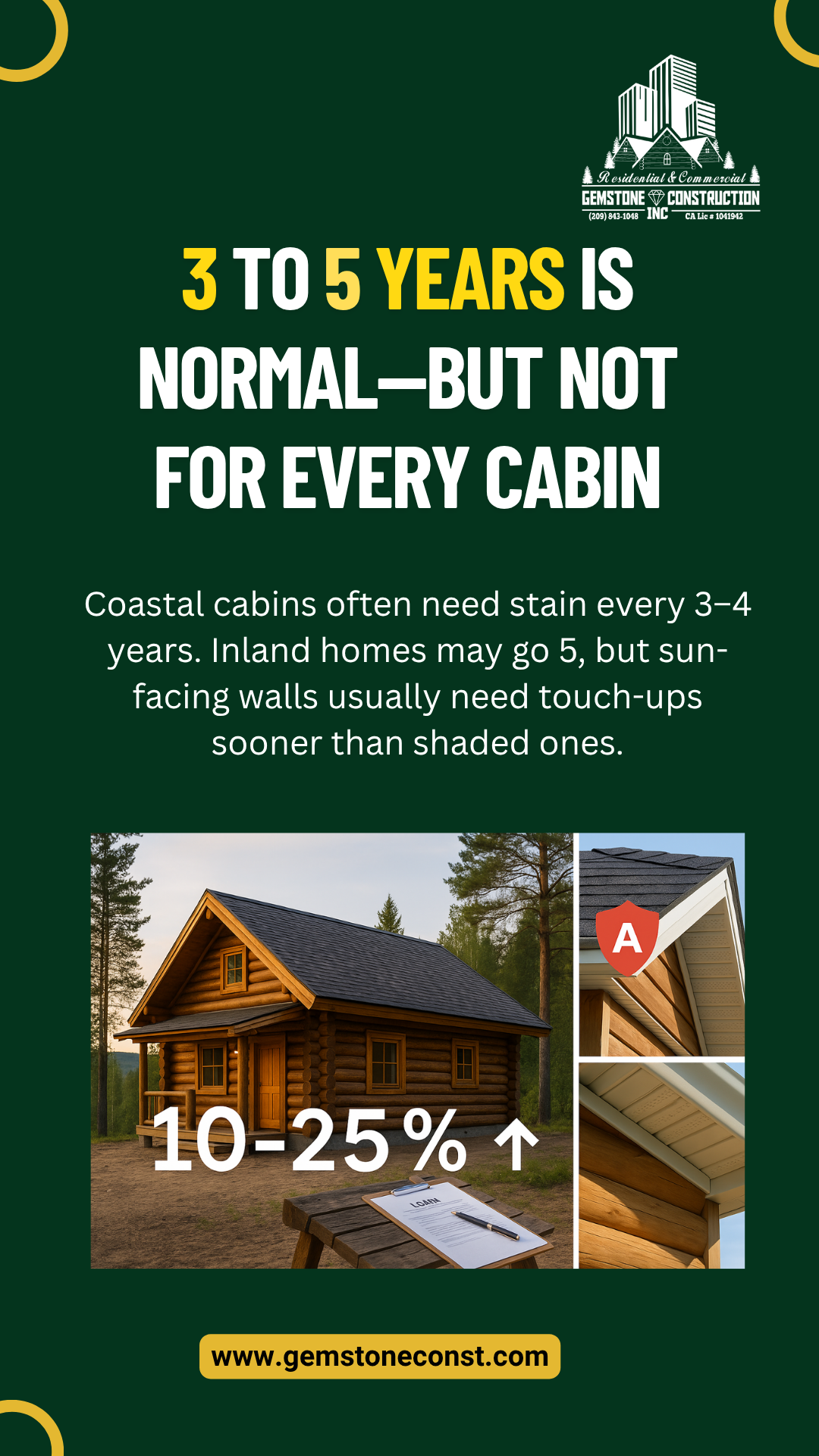 When to Restain Your California Log Home FAQs