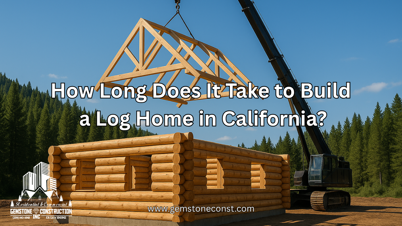 How Long Does It Take to Build a Log Home in California?