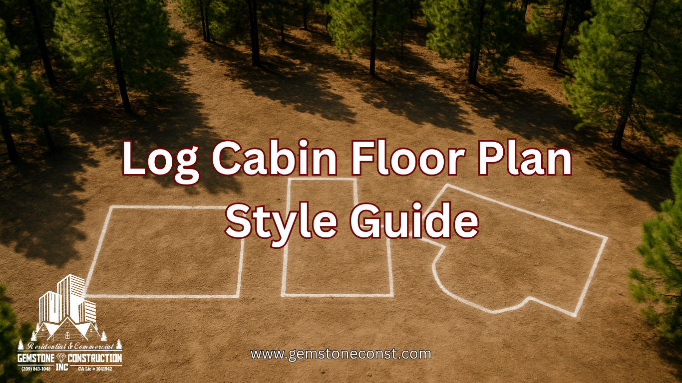 Gemstone Construction's Log Cabin Floor Plan Style Guide
