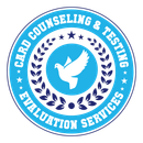 A logo for card counseling and testing evaluation services