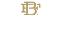 Gold monogram logo with interlocking B and C letters on a white background