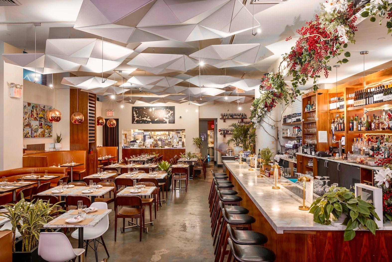 Da Claudio NYC dining room Italian Restaurant Financial District Lower Manhattan