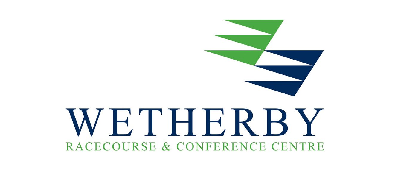 The logo for wetherby racecourse and conference centre