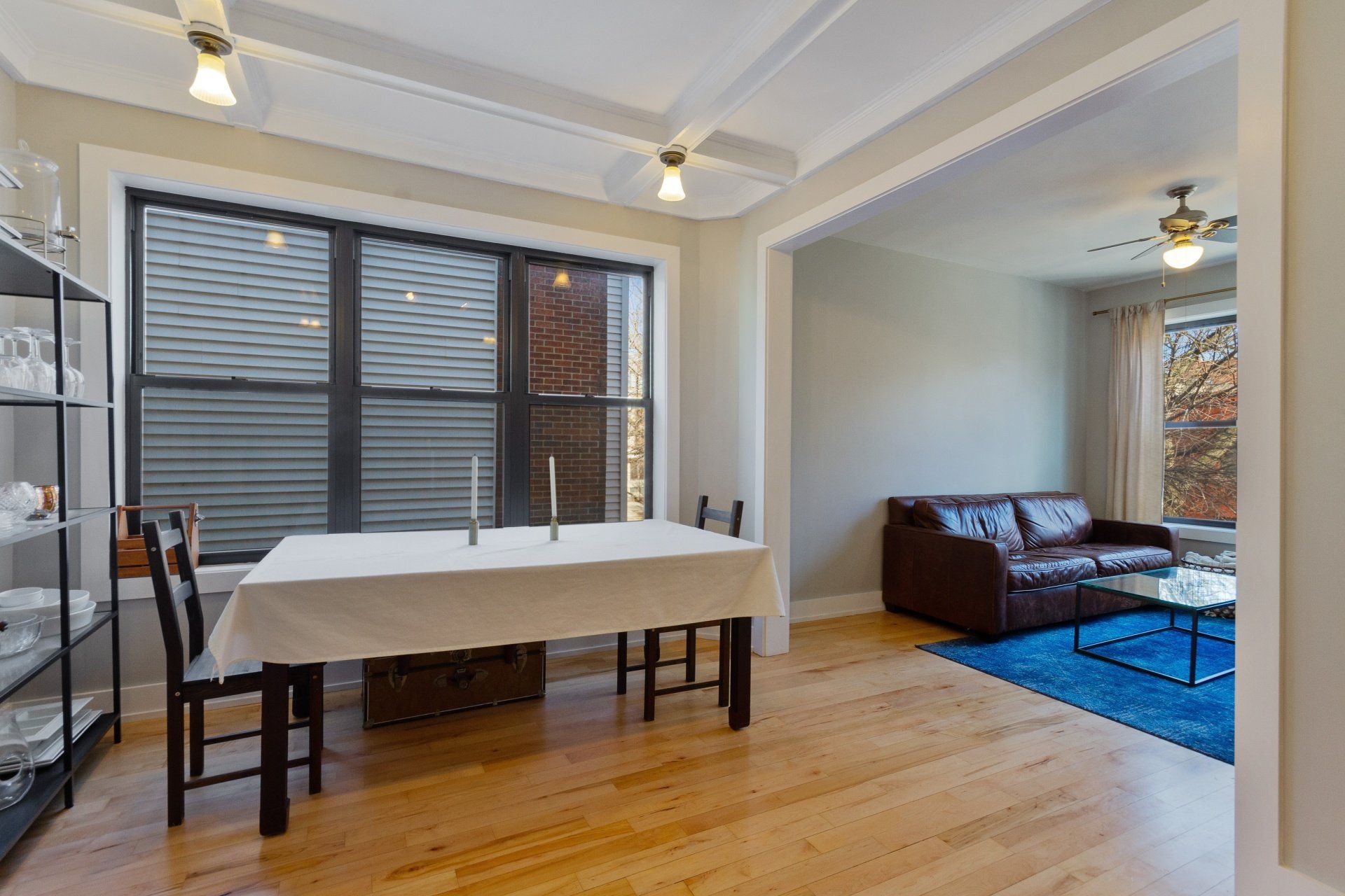 Kitchen and living room