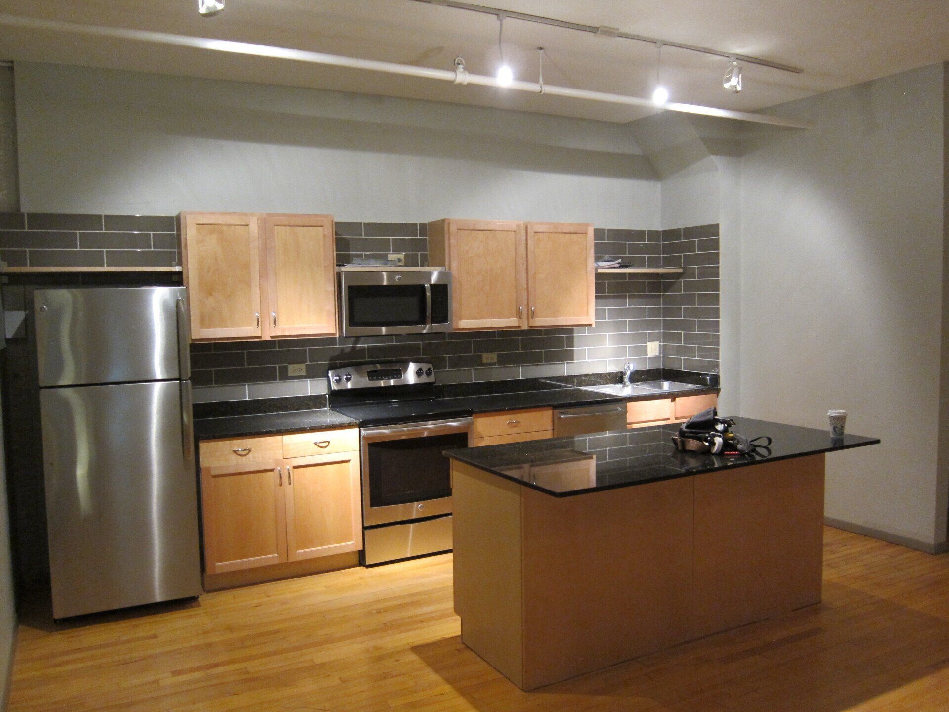 Kitchen with island