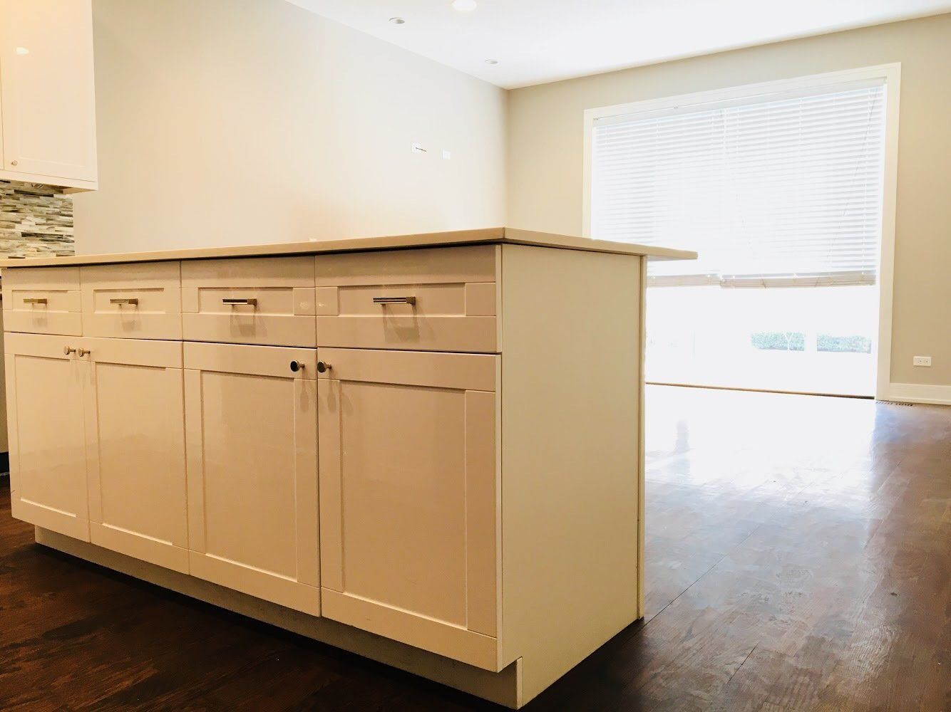 Kitchen and living room