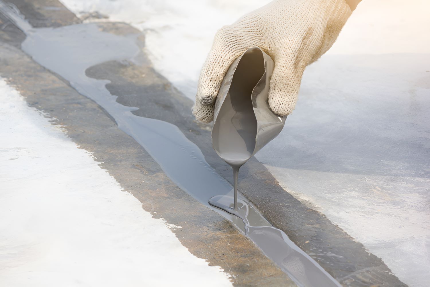 Waterproofing Injection To Repair The Floor Crack Coating — Bananacoast Waterproofing in Korora, NSW