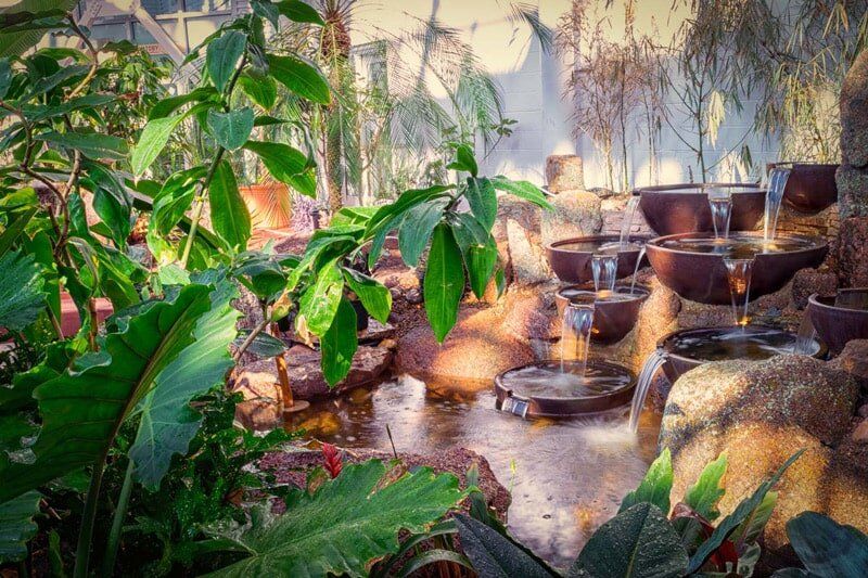 Fountain on a Beautiful Garden — Water Features in Suncshine Coast, QLD