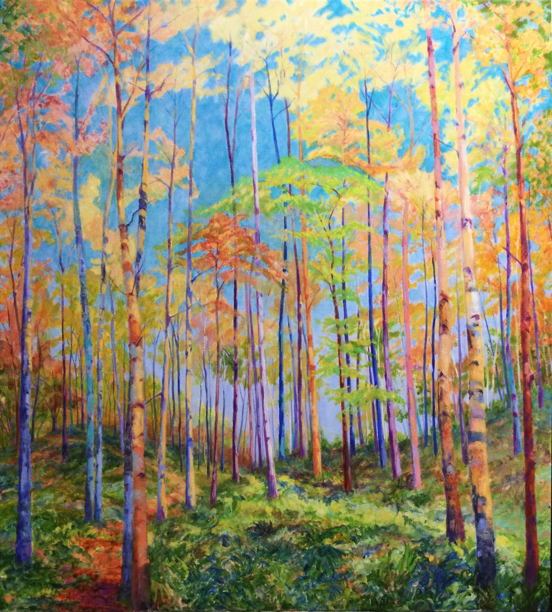 Painting in progress #5 John R Davenport