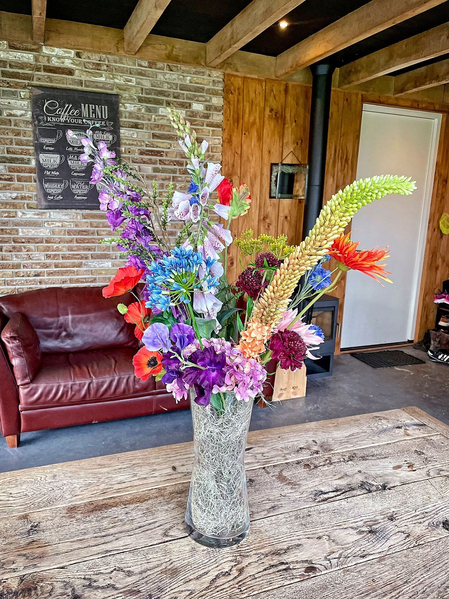 Bloemennis aankleding en decoratie