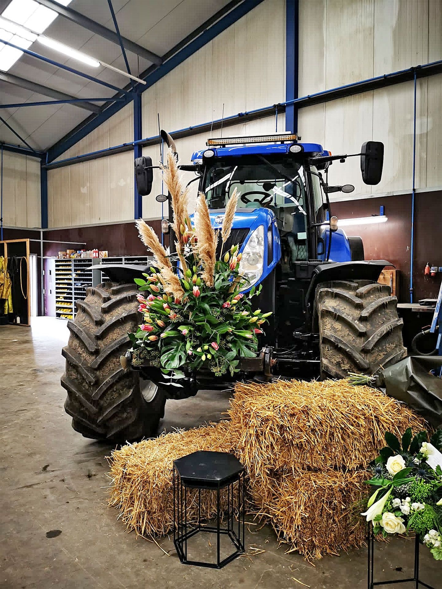 Bloemennis aankleding en decoratie