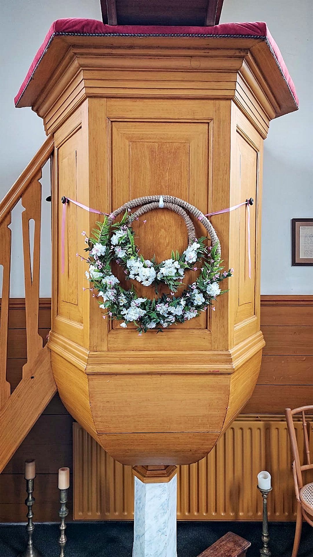 Bloemennis aankleding en decoratie