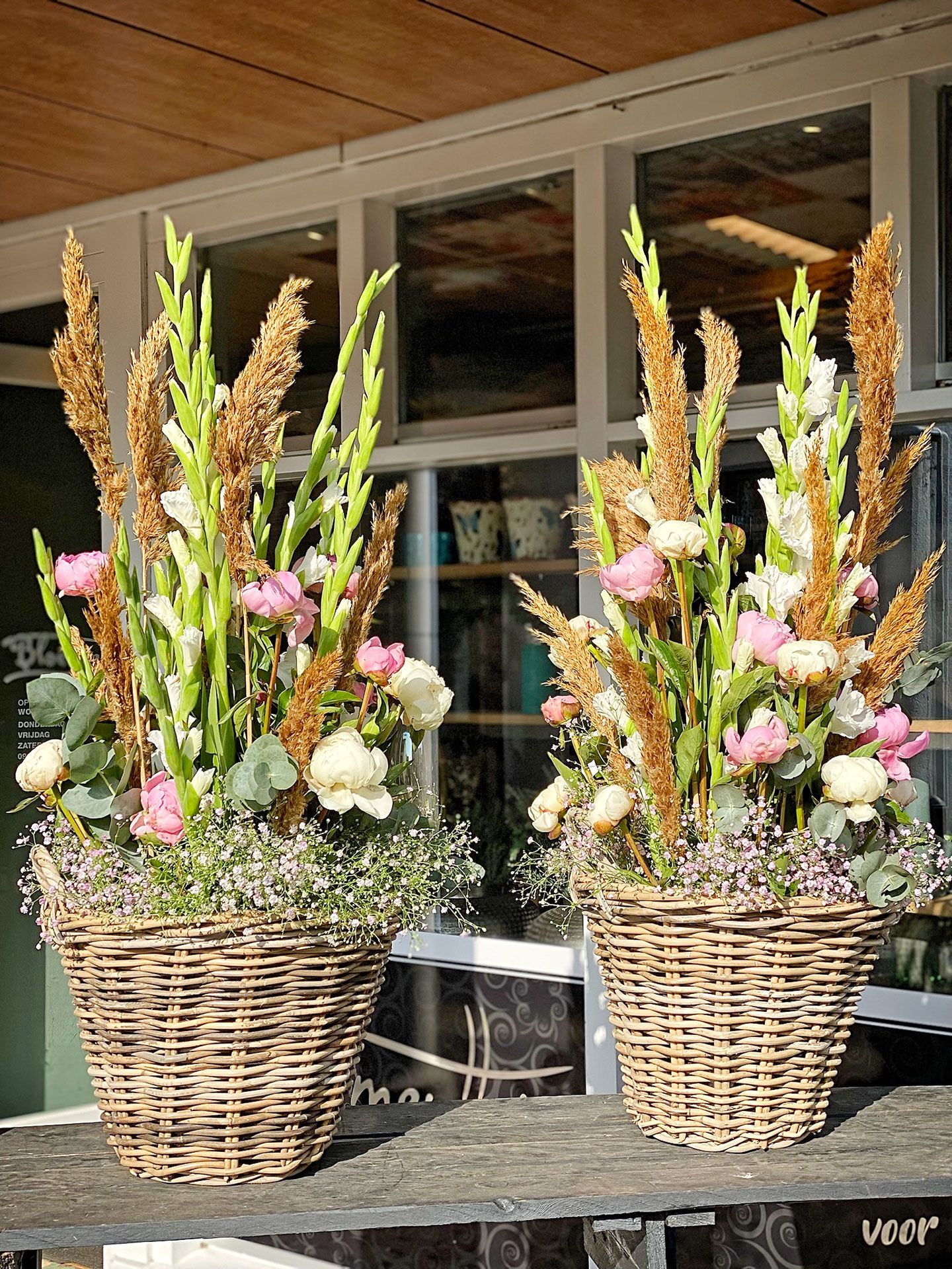 Bloemennis aankleding en decoratie