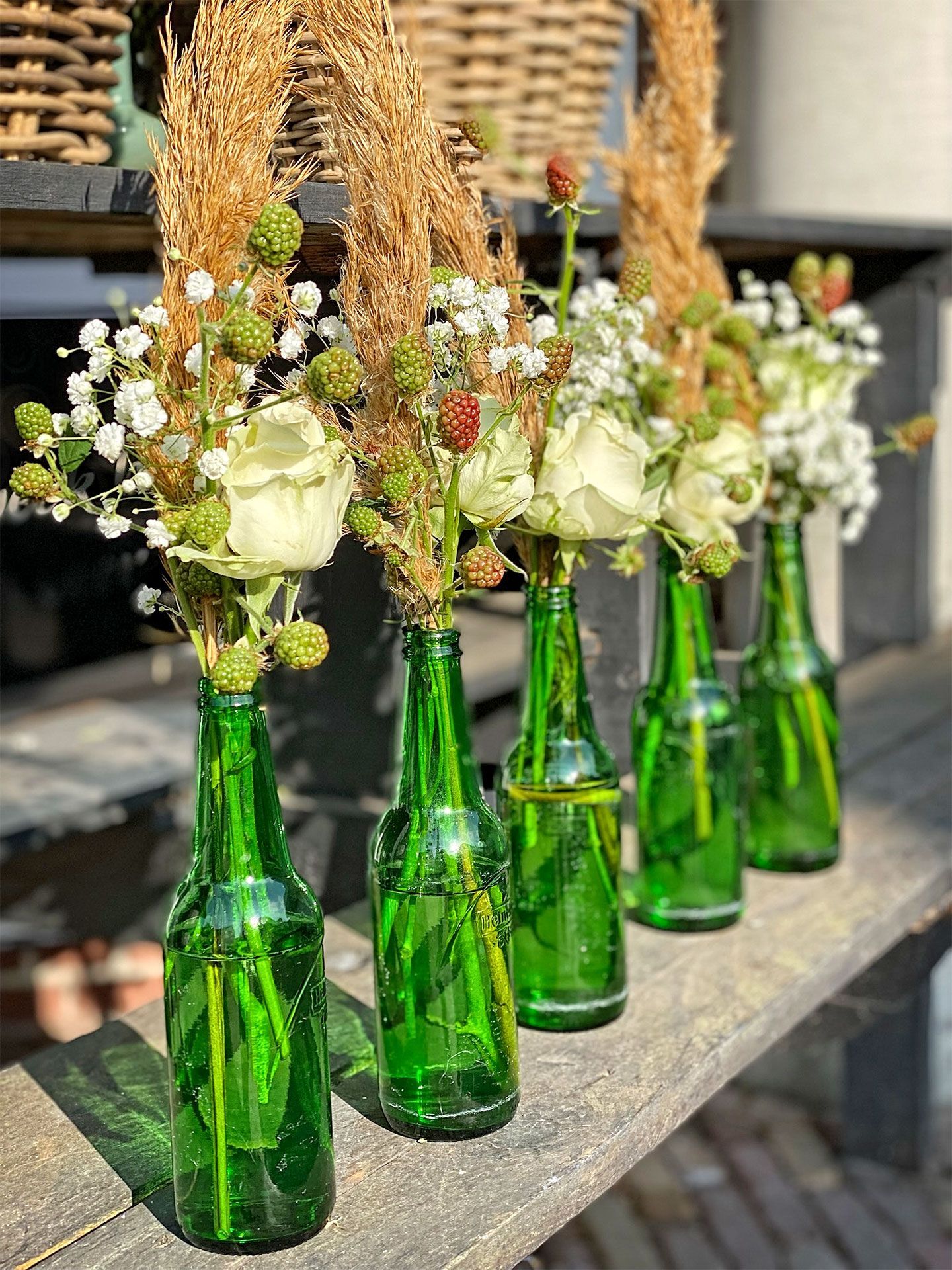 Bloemennis aankleding en decoratie