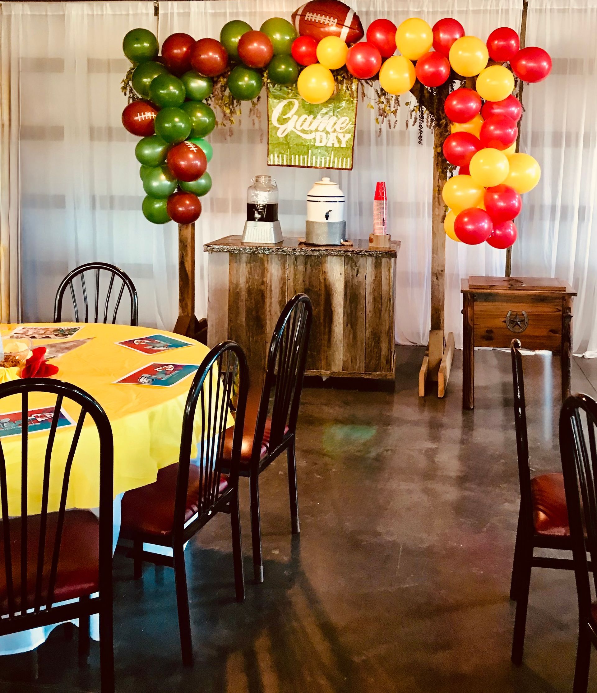 football themed party