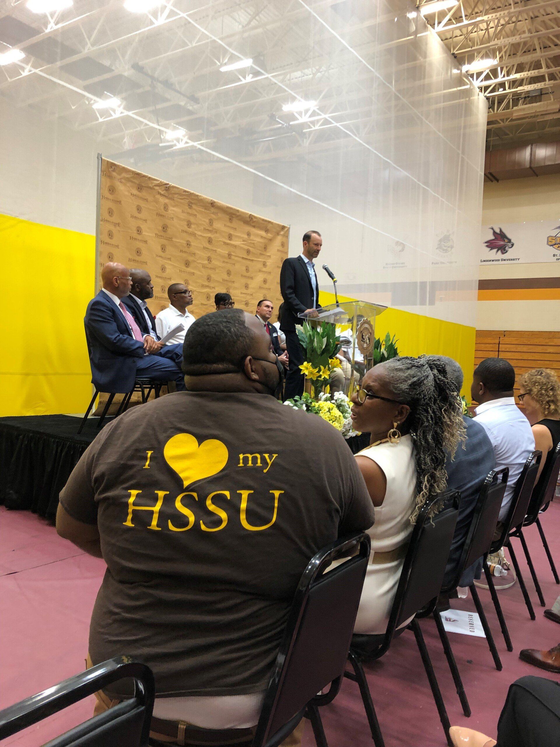 Cardinals Owner Speaking at Ceremony