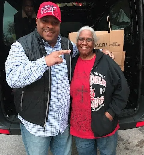 Rickey and a Happy Senior Woman