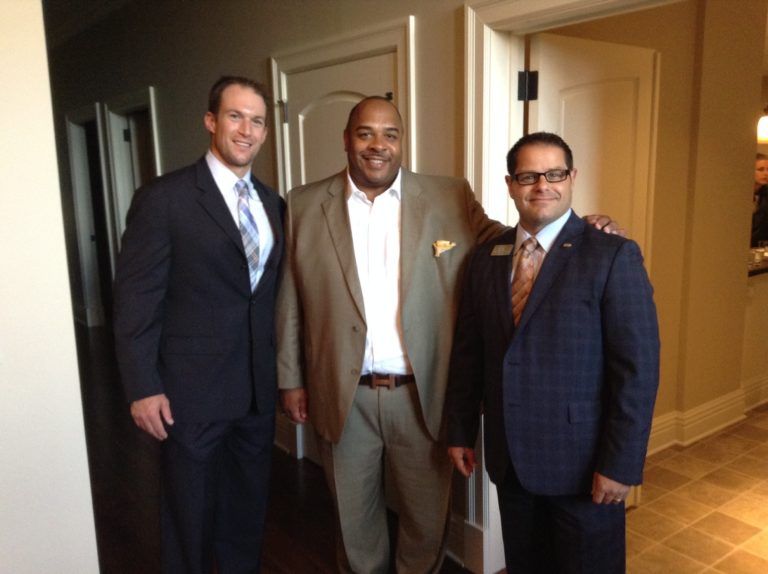 Rickey With His Colleagues