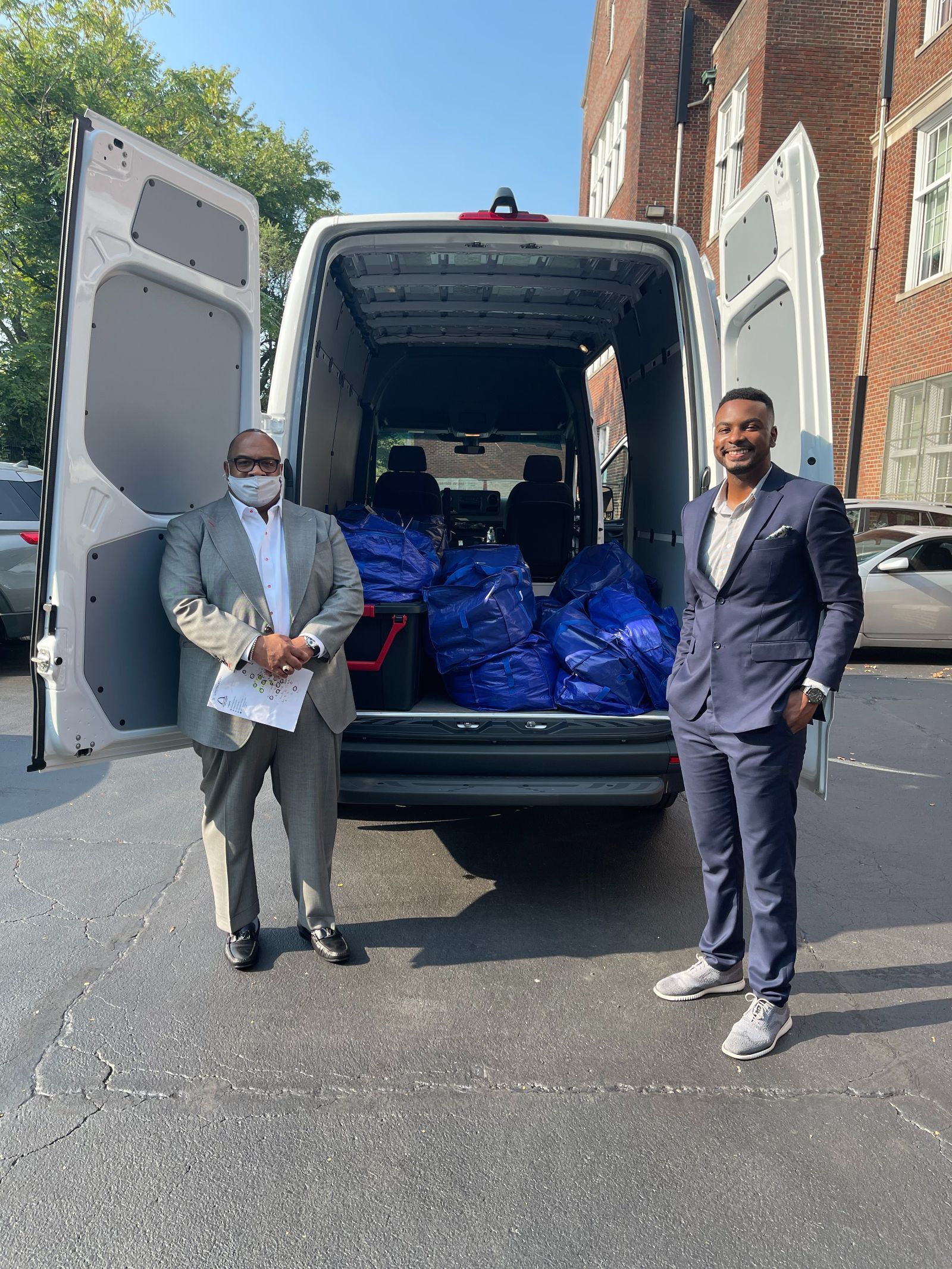 Rickey Whittington With His Colleague