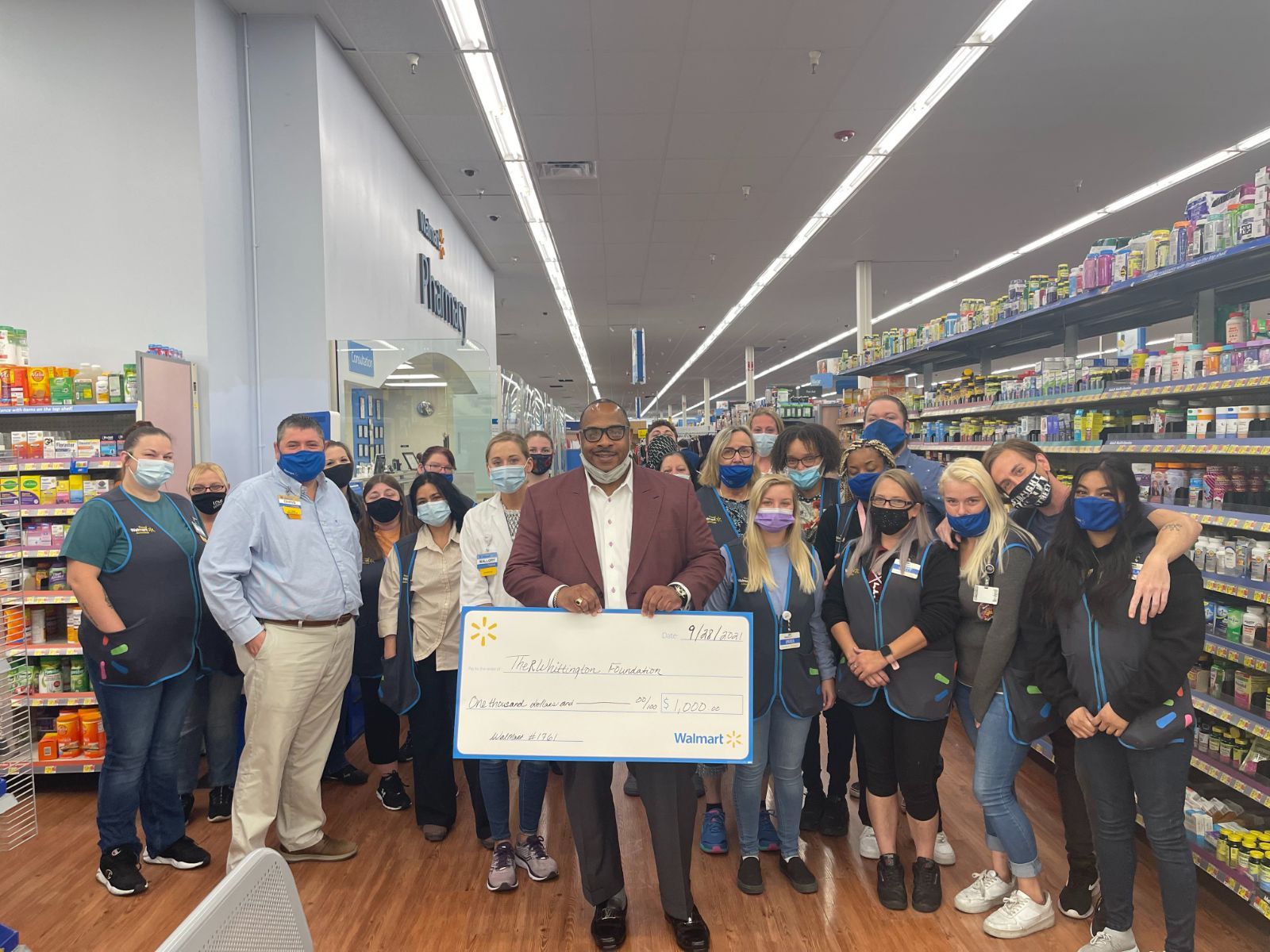 Rickey Whittington With the Walmart Employees