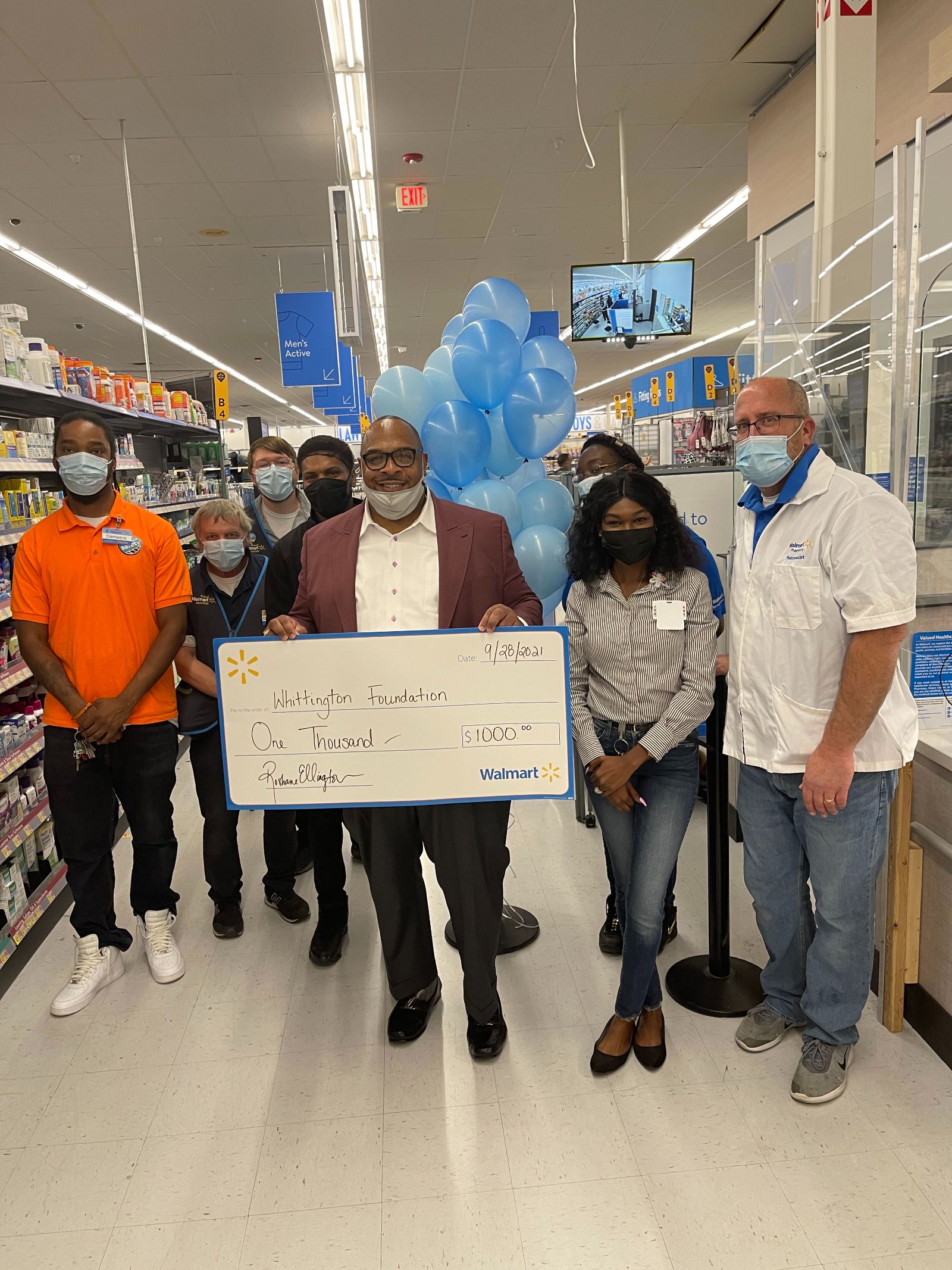 Rickey Whittington With the Walmart Employees