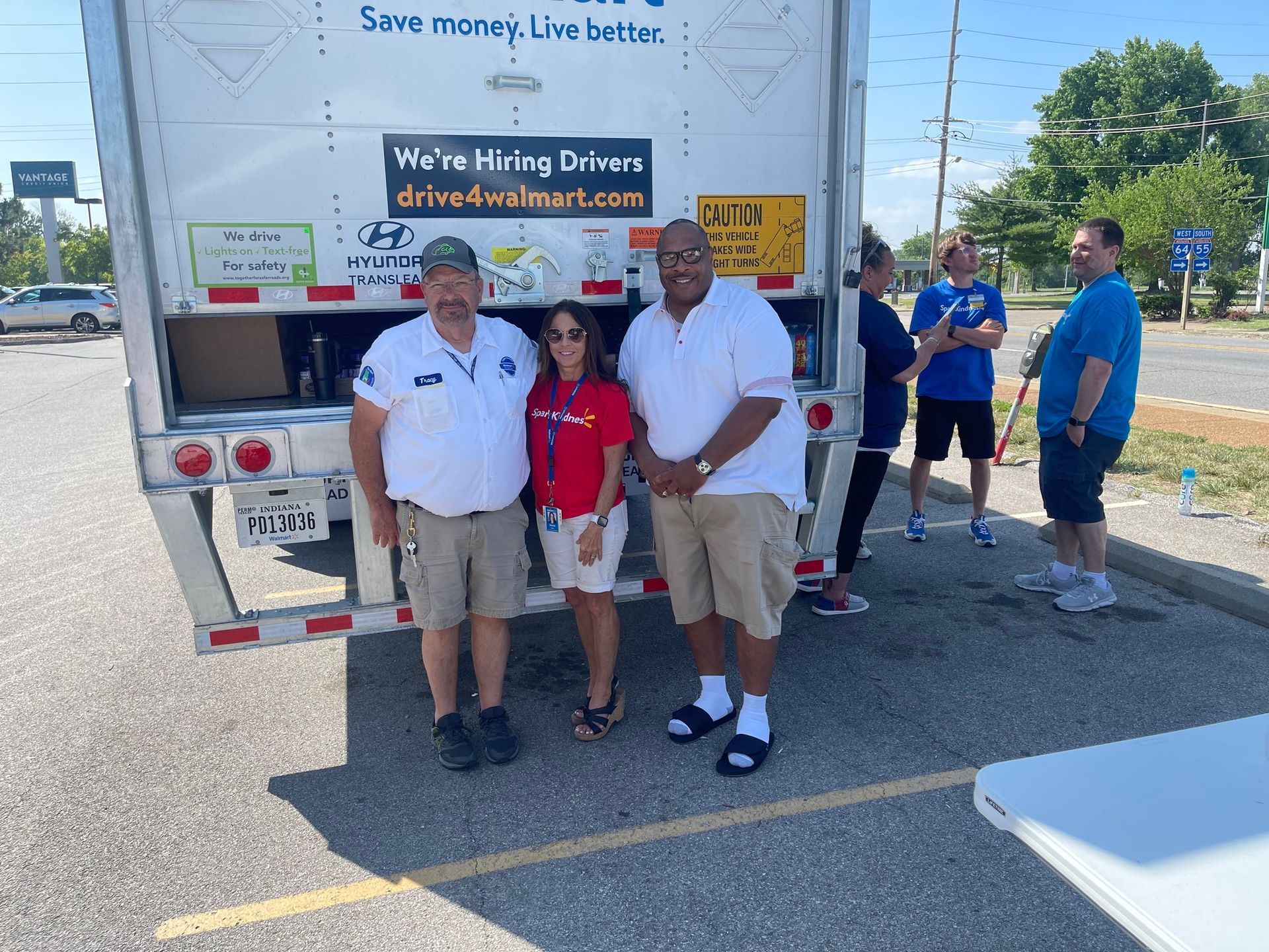 Rickey Whittington With Walmart Team