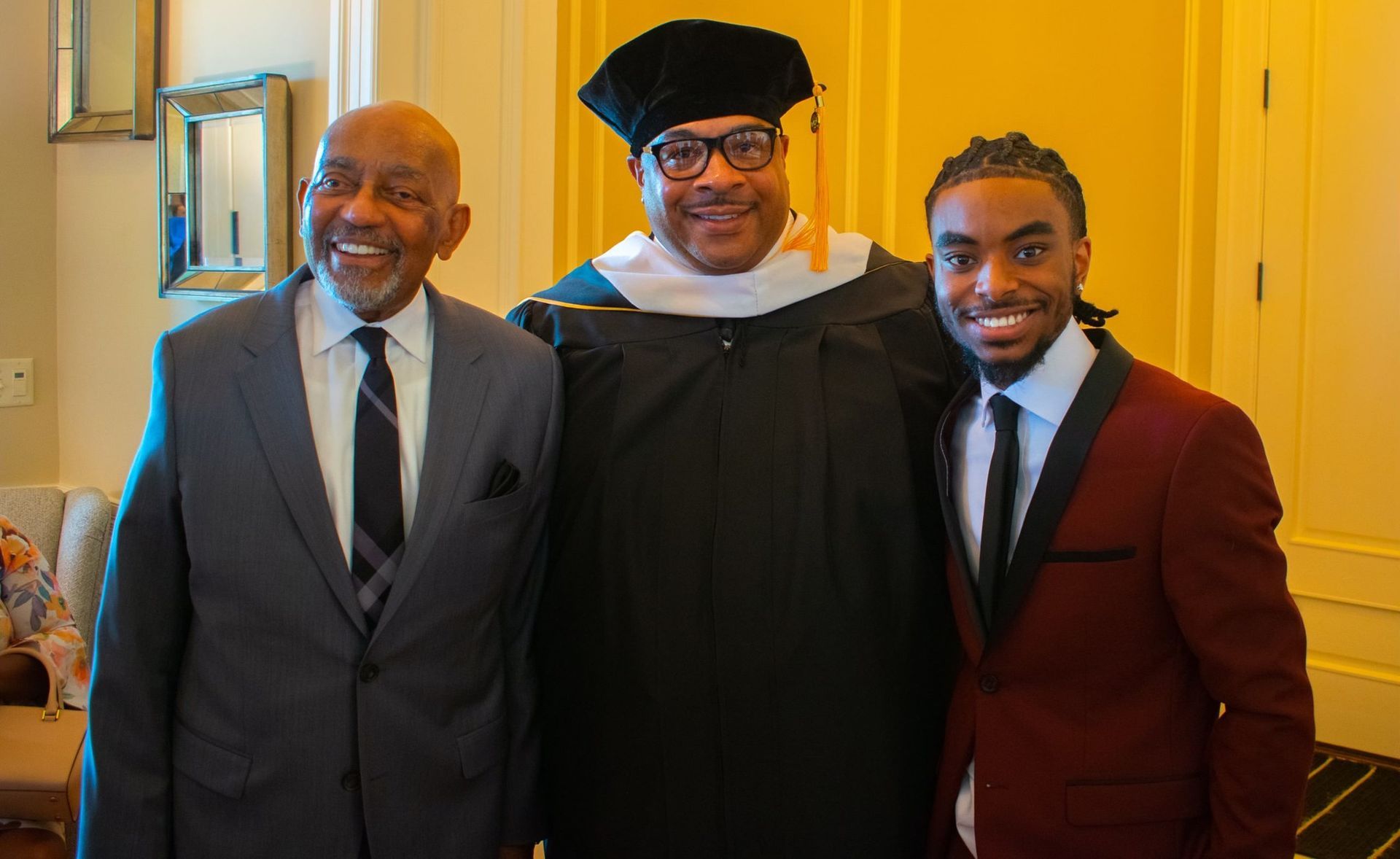 Rickey Whittington During Honorary Doctoral Degree Awarding