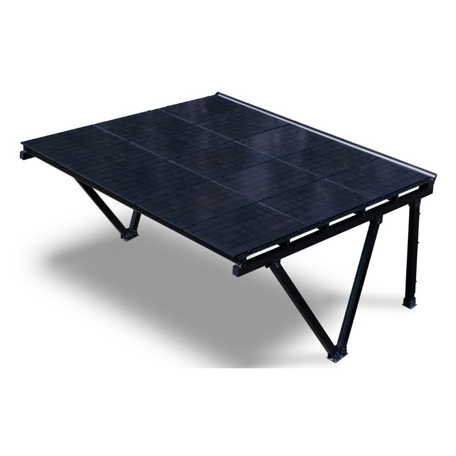 Solcelle carport AVS solenergi