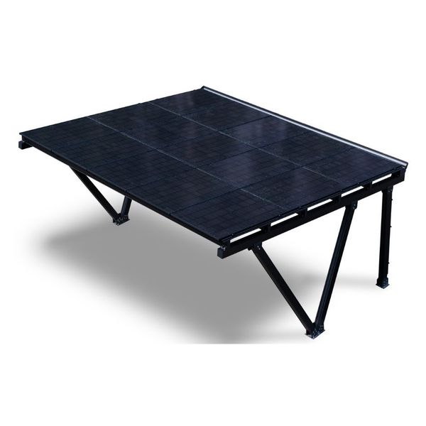 Solcelle carport AVS solenergi
