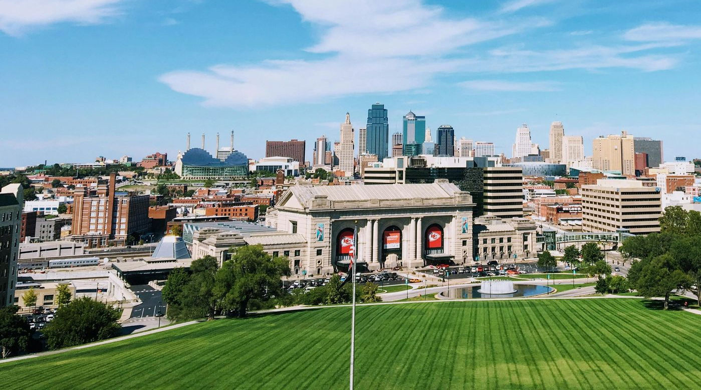 Picture from overlooking union station in Kansas City, MO where commercial cleaning takes place